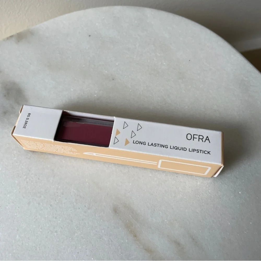 Lot of 2: long lasting lipstick & liner in  rust red - ofra & kab‎ cosmetics